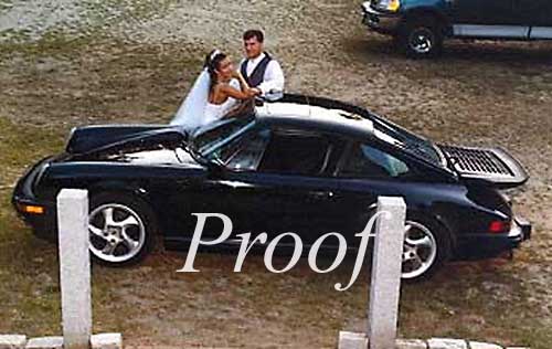 Amy & Cody Rau
Cody and Amy pose in front of Karl's car on their wedding day!
