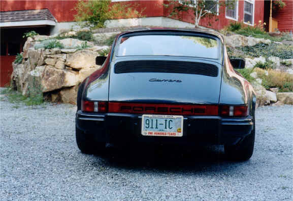 Immo Christoph
1985 Carrera Coupe, Prussian Blue Metallic, All available options, 
All original (Except tires and battery)

Pictured in front of the oldest standing Colonial house in New Boston, NH (1736).
Immo bought this car new in April 1985 through Porsche European delivery in Zuffenhausen.
