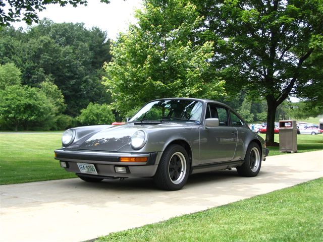 Karl Klare
1988 Carrera
"This is my 3rd season with it and I'm the 3rd owner. It's Diamond Blue Metallic, 88k miles, and this is my first one. Every time I get behind the wheel a big grin comes across my face. I can't help it. I'm currently looking for a 356 to round out the collection. Michael Grishman helps me maintain it. I sometimes affectionately refer to it as 'Bette's ring'." - Karl Klare
