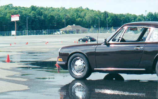 Taylor Mudge
Taylor's 1968 911
This photo was taken at the Car Control Clinic in August 2001 by Shawn Davis.
